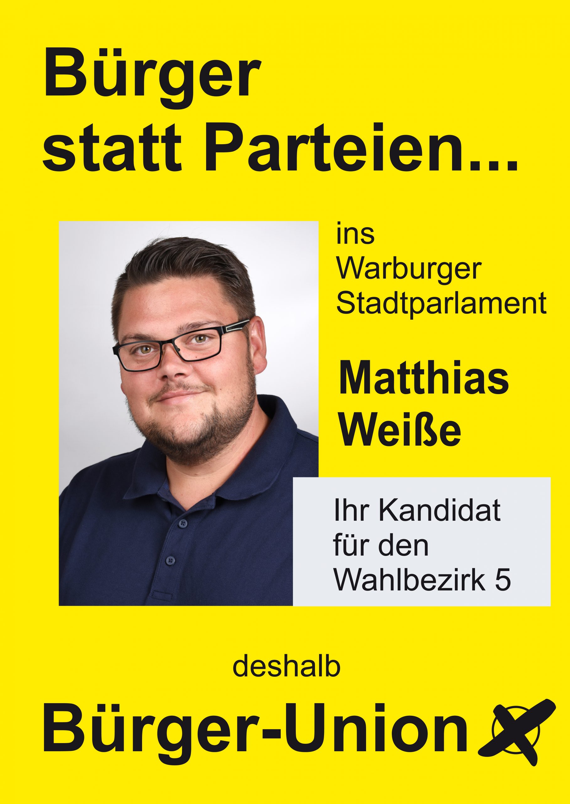 Warburg Wahlen: Wahlbezirk 5 Matthias Weiße