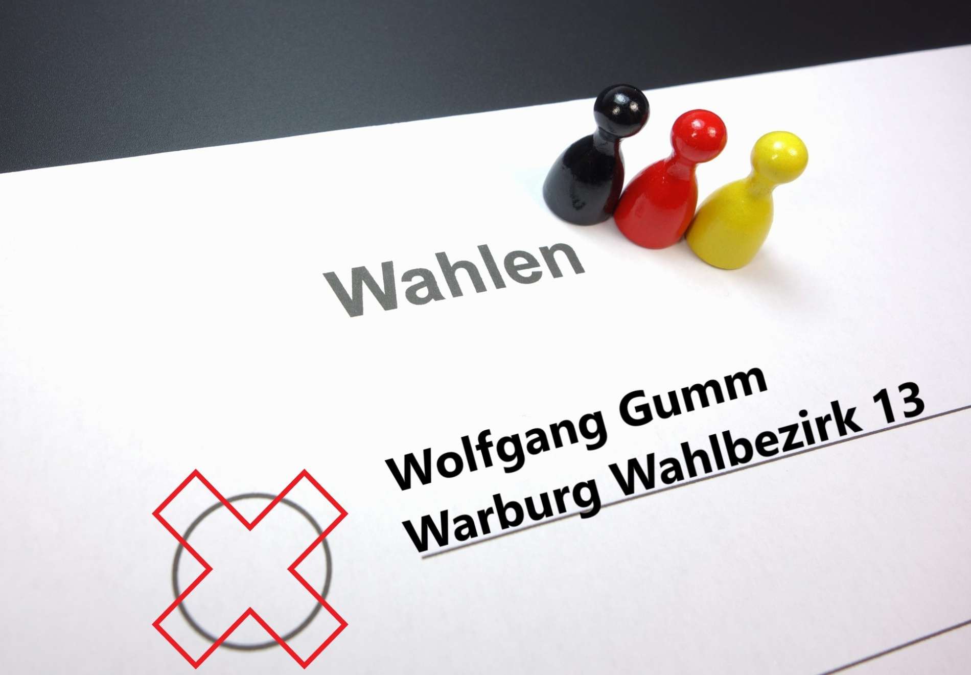 Wolfgang Gumm für Warburg Wahlbezirk 13
